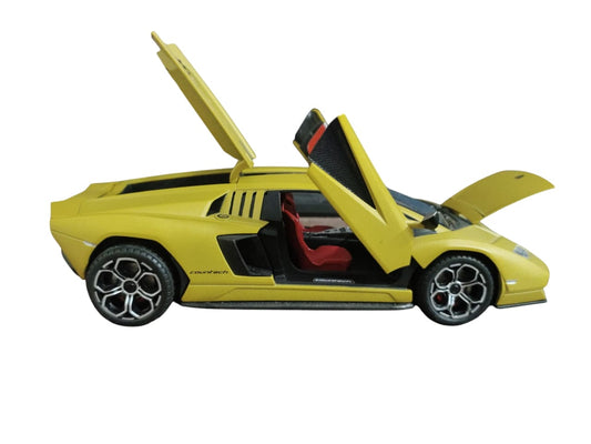 Lamborghini Die-Cast Metal Toy Car – Premium Pull-Back Model with Opening Doors